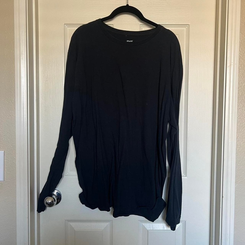 DC Shoes black long sleeve shirt Size XL